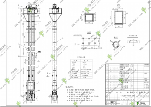 贵州N-TGD315gao效果钢丝胶带斗式提升机